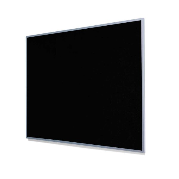 Guilford of Maine FR701 Black Cork Board with Narrow Light Aluminum Frame